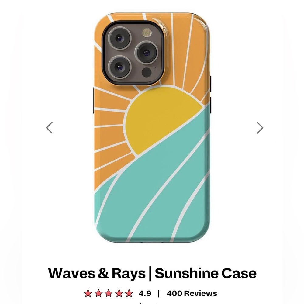 Casely Case iPhone 13 Waves and Rays